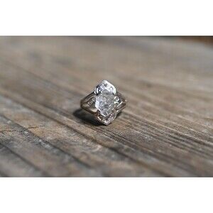 Engagement ring Raw stone jewelry, Lake County diamond  size 3 4 5 6 7 8 9 10 11